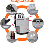 Insulated Cooler Backpack 30 Cans - Leak Proof Beer Backpack Lightweight Cooler Bag for Travel, Camping, Beach, Lunch