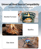 Backpacking Fire Grill,2PCS 6.3IN Portable Folding Campfire Grill 304 Stainless Steel Camping Grill Gate Backpack Frill for Outdor,Hiking,Picnic,Traveling,Fishing