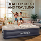 InnoTruth Twin Air Mattress with Built in Pump, Famiy Choice Award Winner, Inflatable Blow up Mattress, 18" Raised Colchones Inflables Air Bed, Ideal for Home and Outdoor, 300lb Weight Capacity