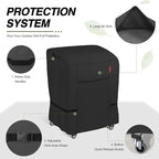 Porch Shield 34W x 24D x 46H inch Premium Gas Grill Cover Up to 32 inch, Waterproof and Fade Resistant 600D BBQ Covers for Weber, Brinkmann, Char-Broil and More, Black