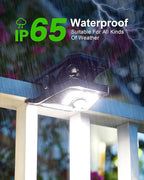 Solar Motion Sensor Lights Outdoor, Clip on Solar Lights Outdoor Waterproof, High Bright Solar Powered Security Lights for Outside Fence Chain Link Camping (1, 118 LED)