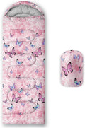 Kids Sleeping Bag for Boys Girls,Checkerboard Cat Print-Lightweight Warm Portable Outdoor Indoor-Waterproof Cold Weather Resistant Sleeping Bag for Camping Hiking