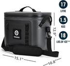 40 Can Soft Cooler Bag - Insulated Leak-Proof Large Cooler Bag with Roll-Top Waterproof Seal | Portable Ice Chest for Camping, Beach, Travel, Picnics | 24HR Cold Retention