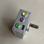 Portable Hand-Crank Generator with LED USB Light, 5V/1A Output Aluminum Body Emergency Charger for Camping, Hiking & Power Outages(1pc)