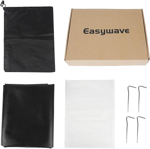 70 x 48 Inch Under Grill Mats for Outdoor Grill, Double-Sided Fireproof Grill Protector Pad, Waterproof, Oil-Proof, Indoor Fireplace/Fire Pit Mat, Easy-Clean BBQ/Grill Floor Mat for Deck & Lawn