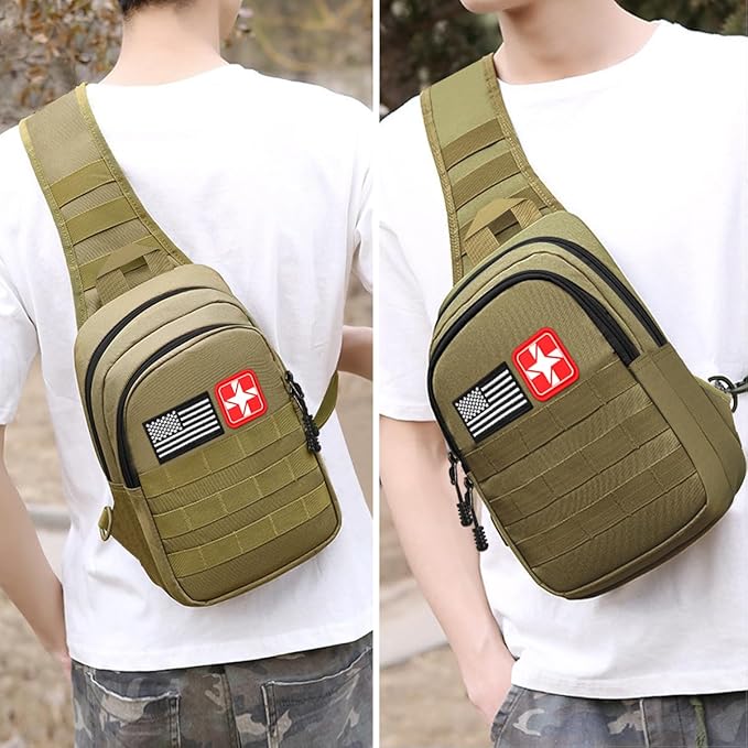 Survival Kit, 151 Pcs First Aid Kit Survival Gear and Supplies Emergency Kit with Bug Out Bag Tactical Military Grade Molle IFAK for Camping, Earthquake, Hiking, Hunting, Gifts for Men Dad