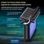 17.7 * 9.8 * 7.1in Bug Zapper Outdoor - Mosquito Repellent Outdoor Patio,Solar Bug Zapper Indoor,Waterproof Portable Fly Zapper,High Powered 4500V Mosquito Zappers Killer for Home,Patio,Camping