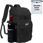 WOLT Cooler Backpack,24 Cans Insulated Backpack Cooler Leakproof,Lightweight Soft Cooler Bag,Camping Cooler,Large Capacity Beach Cooler,Waterproof Travel Cooler Lunch Backpack for Hiking
