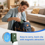 Clip on Hat Light,Magnetic,Artist Limited Edition,USB C Cap Lights Clip on 220 Lumens with Red Light for Everyday Carry, Camping, Hiking Night Working, Running, Fishing(Green)