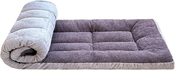 Thick Camping Sleeping Pad - Lamb Fluff Camping Cot Pads for Adult, Soft Sleeping Mat, Non-Slip Camping Mattress Pad for Car Tent