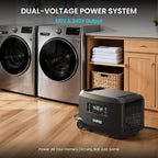OUPES Guardian 6000 Portable Power Station, 120V/240V Dual Voltage, 4608Wh LiFePO4 Battery, 6000W AC Output (9000W Peak), Expandable to 41kWh, Home Transfer Switch Ready for Emergency Power Outages