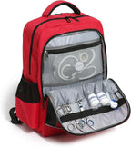 First Aid Medical Backpack Empty Nurse Treatment First Responder Trauma Bag for Camping Cycling Hiking Paramedic Bag EMT (Red Cross)