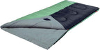 Coleman Biscayne Big & Tall Warm-Weather Sleeping Bag, 40°F Camping Sleeping Bag for Adults, No-Snag 2-Way Zipper for Ventilation with Stuff Sack Included, Fits Adults up to 6ft 4in Tall