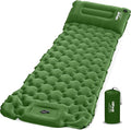 HiiPeak Camping Sleeping Pad, Ultralight Camping Mat with Pillow, Built-in Foot Pump Inflatable Sleeping Pads Compact for Camping Backpacking Hiking Traveling Tent