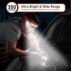 Headlamp Rechargeable LED (2-Pack, Red) 230° Wide Beam, USB-C Lightweight Head Lamp, Long Runtime, Water-Resistant for Camping, Hiking, Running, Fishing, Repair Work