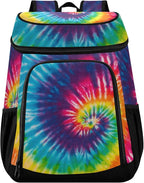 Tropical Pineapples Fruits Cooler Backpack Insulated Leak Proof Beach Cooler Bag Soft Lunch Picnic Hiking Camping Backpack Cooler