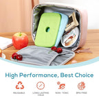 TOURIT Ice Packs for Lunch Boxes/Bags and Coolers, Lunch Box Cooler Ice Packs Reusable, Slim and Long Lasting Cool Pack for Work, Picnic or Camping