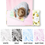 Custom Toddler Nap Mat for Preschool, Personalized Name Kids Sleeping Bag with Yellow Bee Pattern for Daycare, Roll Up Sleeping Mat with Removable Pillow and Soft Dot Minky Blanke for Girls Camping