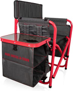 Picnic TIME NFL Unisex-Adult NFL Fusion Camping Chair with Side Table and Soft Cooler, Beach Chair for Adults, Lawn Chair
