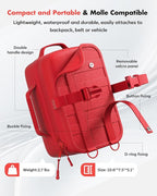 Senvok Large First Aid Kit for Car, Home & Travel - Emergency Survival Kit with Zip Stitch Wound Closure and Molle Pack Pockets - Ideal for Camping, Hiking, Outdoor Adventures
