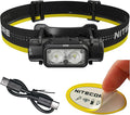 Nitecore NU53 1800 Lumen Headlamp, USB-C Rechargeable, Long Runtime, Industrial Work and Outdoor Headlamp with White & Red Auxiliary Lights