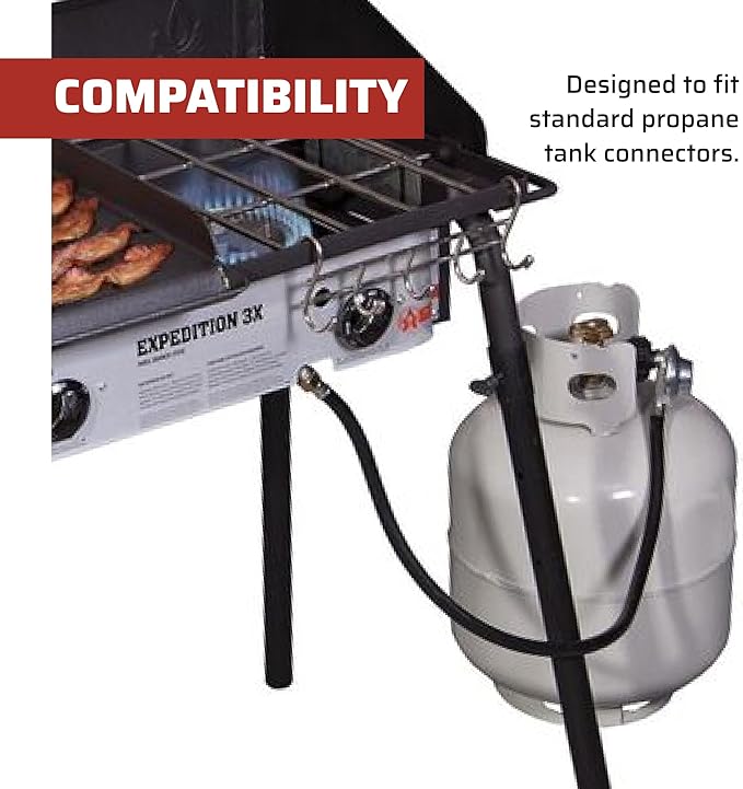 Camp Chef HRL replacement hose and regulator, 1 PSI
