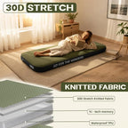 UPWELL Self Inflating Sleeping Pad 4.5" Thickness Camping Mattress with Solid Foam Single Sleeping Mat Portable Fast Inflation for Outdoor Mat Portable Roll Up，with air Pump