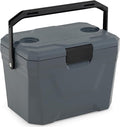 COSTWAY Insulated Portable Cooler, Hard Shell Ice Chest w/ 2 Cup Holders, Bottle Opener, Drain Plug, 3-Day Ice Retention, Outdoor Leak-Proof Dry Box for Beach, Camping, Fishing, Picnic