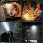 Eventek Camping Lantern 12000mAh, Ultra Bright LED Camping Lights with 4 Modes & Magnetic, IPX5 Waterproof Rechargeable Lantern for Power Outages, Tent, Hiking, Emergency