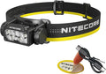 Nitecore HC60 UHE 1600 Lumen Headlamp, USB-C Rechargeable with White and Red Beams for Night Runing, Camping, Hiking, Hunting, and Industrial Work Sticker