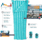 ZOOOBELIVES Ultralight Backpacking 32-50F Down Sleeping Bag - 27oz Ultra Compact 650 Fill Power Envelope Sleeping Bag for Hiking, Camping and Backcountry, Lightweight and Compressible – Alplive T400
