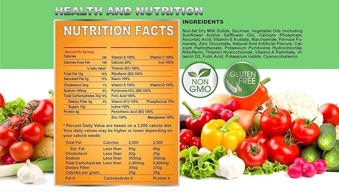 Emergency Food Survival Protein Substitute MRE Tabs - Vitality Sciences Survival tabs (8 Week Supply) (4 Bottle x 180 Tablets = 720 Tablets/Vanilla)