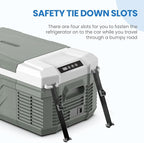 Alpicool 12 Volt Refrigerator 12V Car Fridge 16 Quart Portable Refrigerator for Car 12/24V DC 110~240 Volt AC for Truck RV Camper SUV Portable Freezer Electric Cooler for Camping (-4℉-68℉)