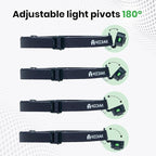 KODIAK LitezAll Rechargeable Micro Head Lamp - Compact Headlamp Rechargeable for Outdoor Activities - Lightweight Rechargeable Headlamp with Adjustable Strap - Ideal for Camping, Hiking, and Running