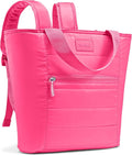 Fit & Fresh Carefree Cooler Collection – Insulated, Leakproof, Water-Resistant Tote & Mini Sling Bag for Summer Pool & Travel