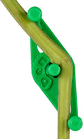 Bendies LST Plant Training Clips 15 Pack - v2.0 Adjustable Low Stress Green Support Clips for Stem Bending, Grow Tent, Plant Ties & Gardening Accessories