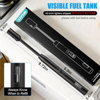 LcFun Torch Lighter Refillable Butane Lighters with Flexible Long Neck and Visible Fuel Window, Windproof Jet Flame Long Matches for Candles Grill Fireplace Kitchen Camping (Butane Not Included)