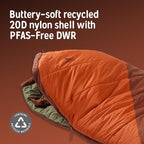 Kelty Cosmic Synthetic Fill 0 Degree Backpacking Sleeping Bag, Regular – Compression Straps, Stuff Sack Included