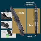Gifts for Christmas Survival Kits for Men Dad Husband Him, 13 in 1 Survival Gear and Equipment Tactical Tools for Camping Hiking Hunting Outdoor Adventure, Cool Birthday Idea