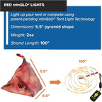Big Agnes mtnGLO LED Tent & Camping Lights, Red, One Size