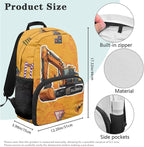 Excavator Backpack and Lunch Box Set Boys Kids Backpack Elementary School Perfect for School, Camping and Other Outdoor Activities