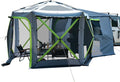 JOYTUTUS Dual-Use Pop up SUV Tents for Camping, 10x10.5 Ft Big Space 2 Rooms Car Tent, SUV Tailgate Tent for Family Camping, 5 Sides Canopy, Portable Carry Bag
