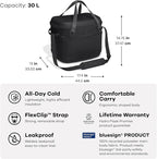 Hydro Flask Carryout Cooler - Insulated Portable Soft Cooler - 30 L Capacity in Mermaid Green