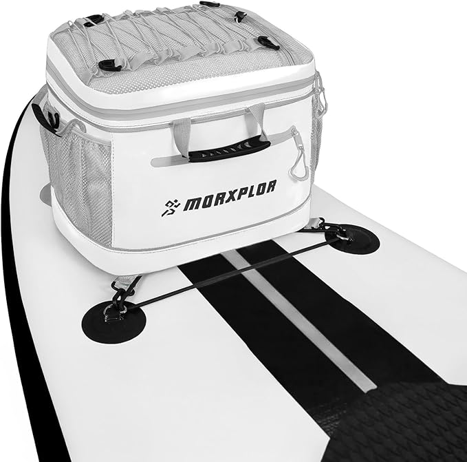 Waterproof PVC Material Paddleboard Cooler Deck Bag,40 cans Sup Deck Cooler Bag,Cooler Bag for Paddleboard,Lunch Box Cooler Insulated Bag,Camping Cooler Bag,Kayak Cooler Bag