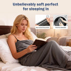 Sleep Pod for Deeper Sleep - Weighted & Cozy Wearable Blanket Hoodie, Home Camping Sleeping Bag, Anxiety Relief, Portable for Travel & Home Lounging