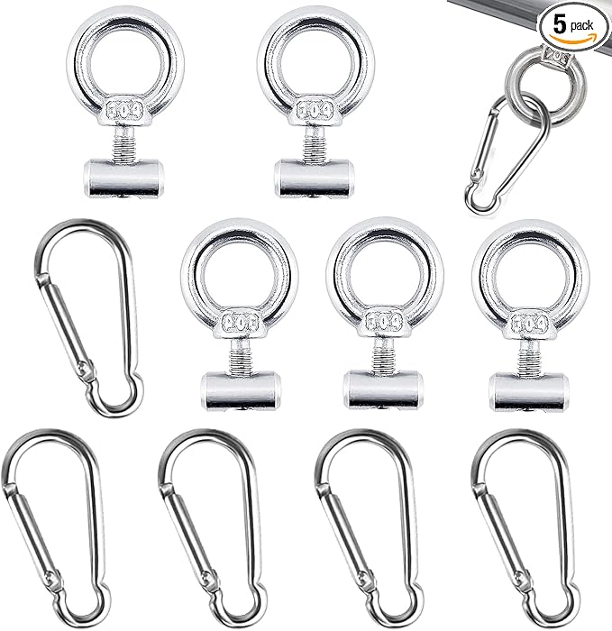 Pack of 5 Awning Rail Stoppers, 6mm 304 Stainless Steel, for Caravans, Motorhomes, Campervans, Camping Tents and Awnings, Essential Outdoor Equipment Accessory [CV21]