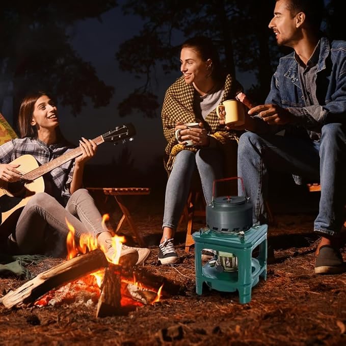 Portable Kerosene Stove 8-Wicks, Fogon de Petróleo para Cuba Camping Stove- Multi-Fuel Outdoor Cooking & Heating Stove for Backpacking, Survival, Hiking, and Emergency Use