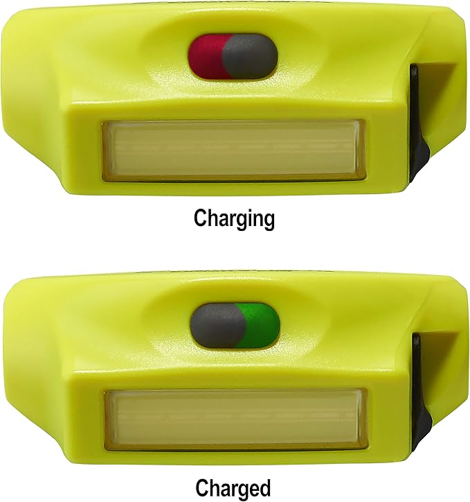 Streamlight 61710 Bandit Pro 180-Lumen USB Rechargeable LED Headlamp with Elastic Head Strap, Visor Clip, and USB Cable, Yellow