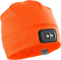 POWERCAP LED Hat Light 150 Lumens Rechargeable Fleece Beanie with Bright Built-in Headlamp Waterproof LED Warm One Size Cap