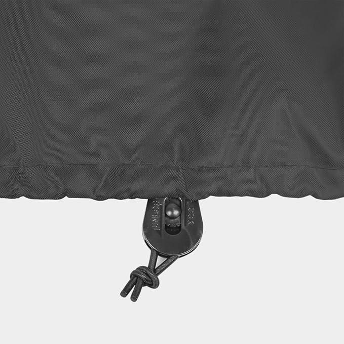 Waterproof Cooler Cart Cover Fits 80 Quart Patio Party Ice Chest Rolling Cooler, 36L x 20W x 34H inch, Black